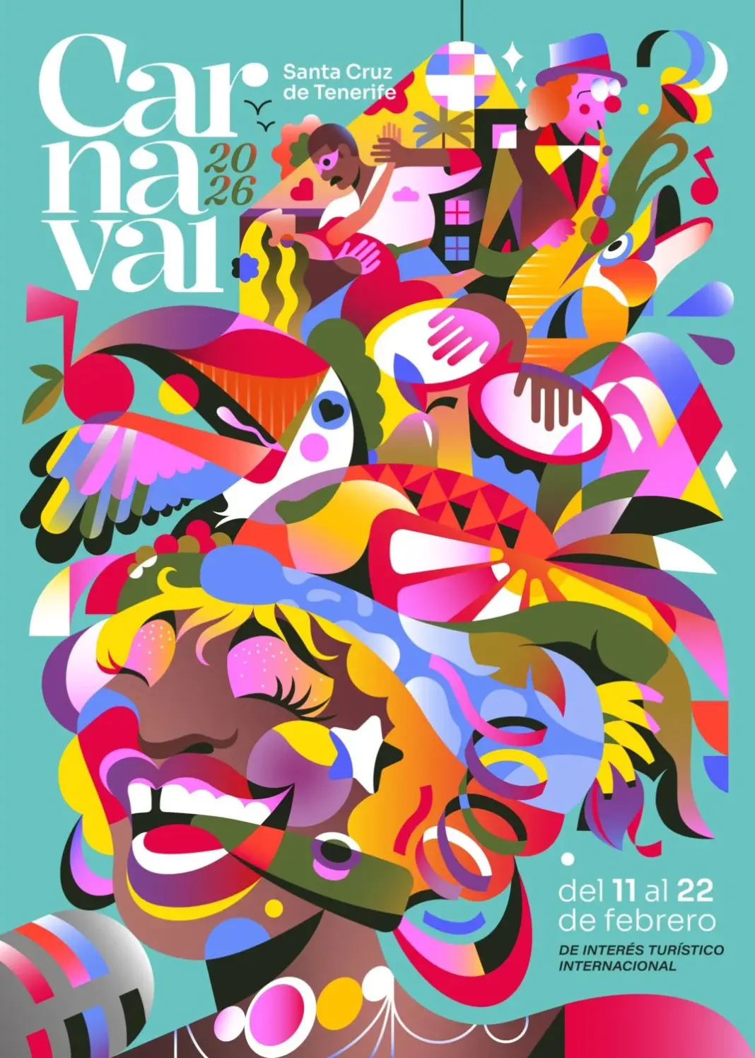 Carnaval de Tenerife 2026 plakat