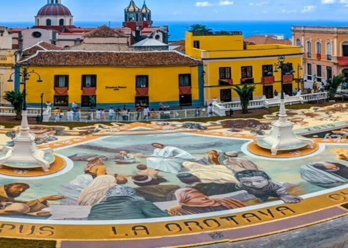 Eriekskursioon La Orotavasse vaatama lille- ja liivavaipu