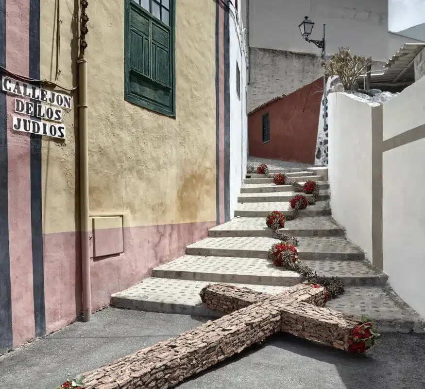 Iga-aastane lihavõttepühade ajal toimuv lilleinstallatsioonide festival Pascua Florida Guia de Isoras Tenerifel