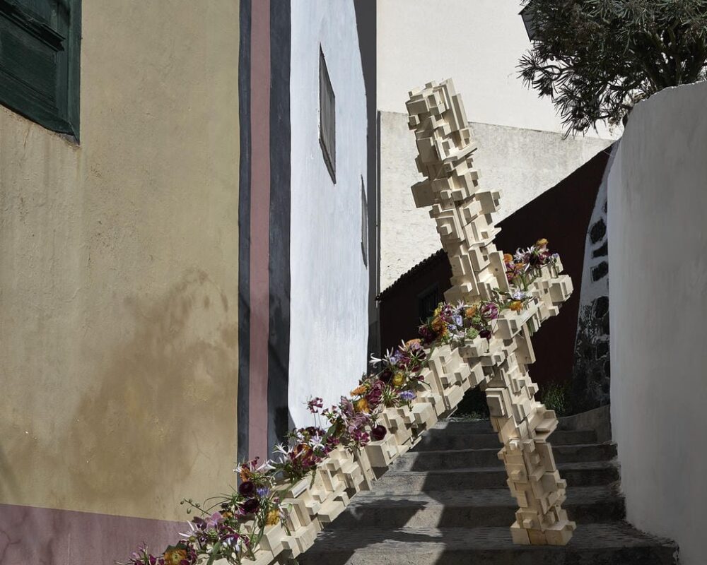 Iga-aastane lihavõttepühade ajal toimuv lilleinstallatsioonide festival Pascua Florida Guia de Isoras Tenerifel