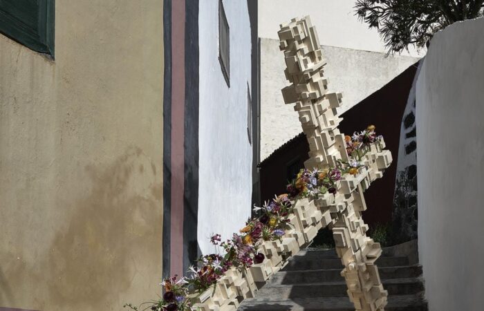 Iga-aastane lihavõttepühade ajal toimuv lilleinstallatsioonide festival Pascua Florida Guia de Isoras Tenerifel