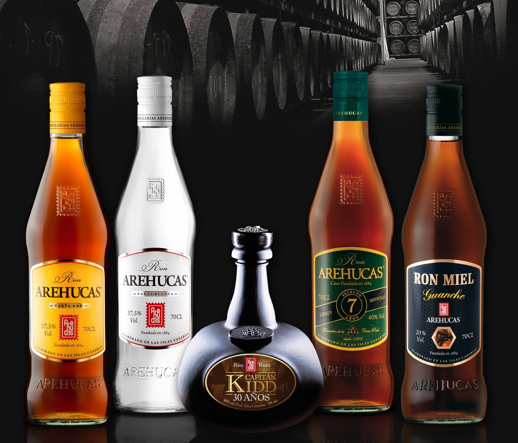 Suhkrusiirupi valmistamine, rummi ja meerummi tootmine kanaari saartel Arehucas