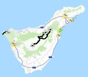 Suletud teed Tenerifel