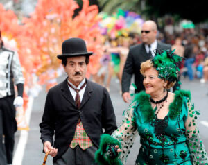 Tenerife karneval Chaplin