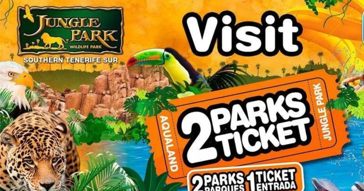 Kombopiletid JUNGLE PARKI JA AQUALANDI | 2PARKS TICKET