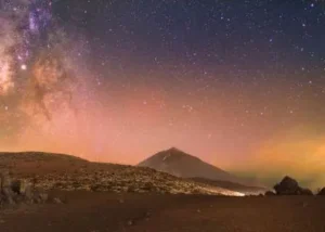 Teleskoobi vaade Tenerife öötaevast ja staaridest.
