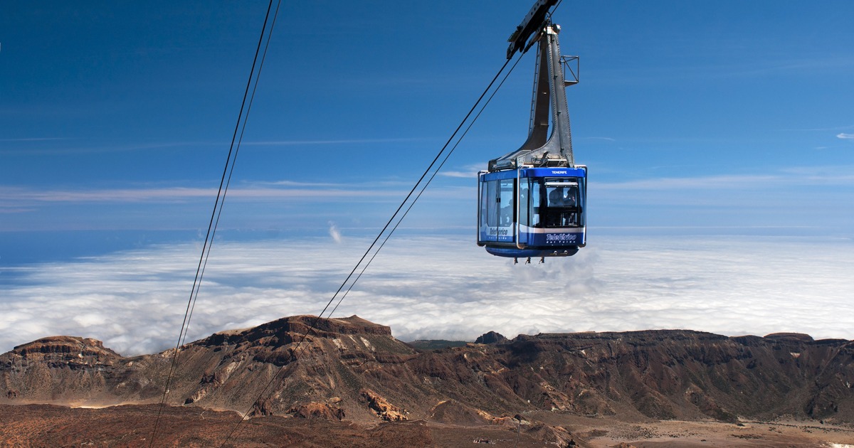 VULKAAN EL TEIDE KÖISRAUDTEEGA