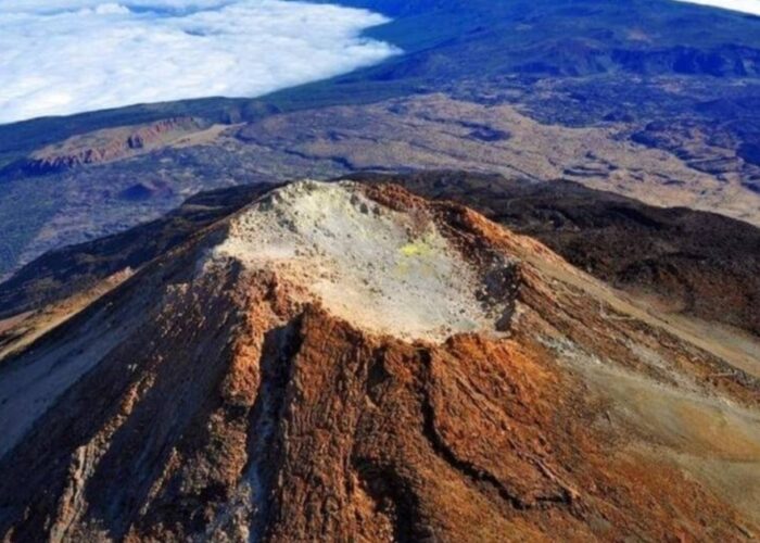 El Teide vulkaani tipp 3718 meetrit Tenerifel – vaade Euroopa kõrgeimalt tipult Kanaari saartele