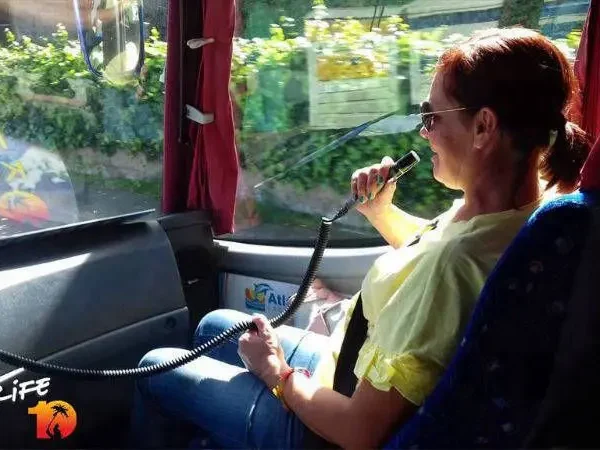 Autobussisõit Tenerife saarel, naudingutega ja vaadetega.