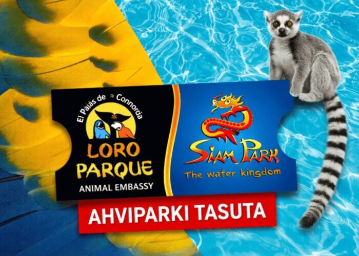 Loro pargi ja Siam pargi kombineeritud Twin Ticket pilet Tenerifel – kahe pargi ühispilet