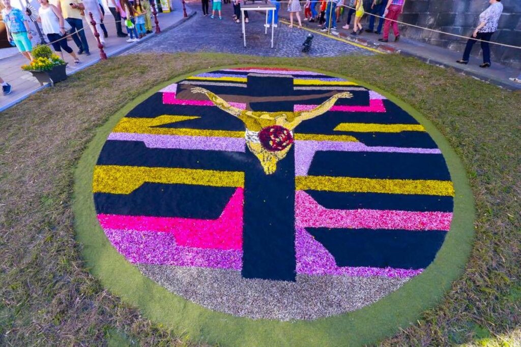 Eriekskursioon La Orotavasse vaatama lille- ja liivavaipu