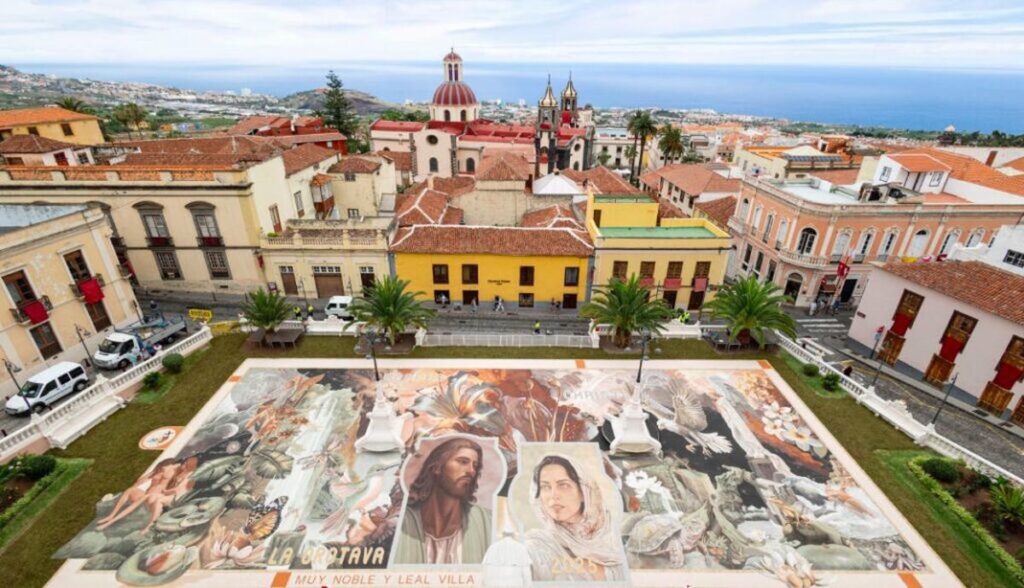 Eriekskursioon La Orotavasse vaatama lille- ja liivavaipu