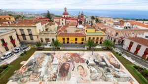 Eriekskursioon La Orotavasse vaatama lille- ja liivavaipu