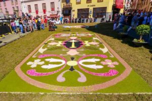 Eriekskursioon La Orotavasse vaatama lille- ja liivavaipu