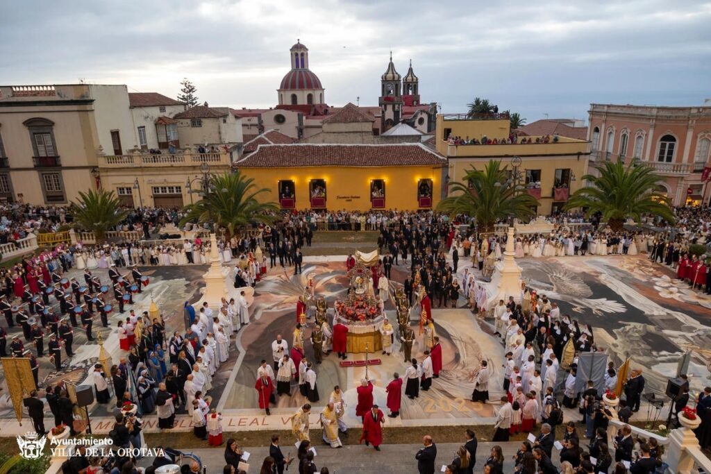 Eriekskursioon La Orotavasse vaatama lille- ja liivavaipu