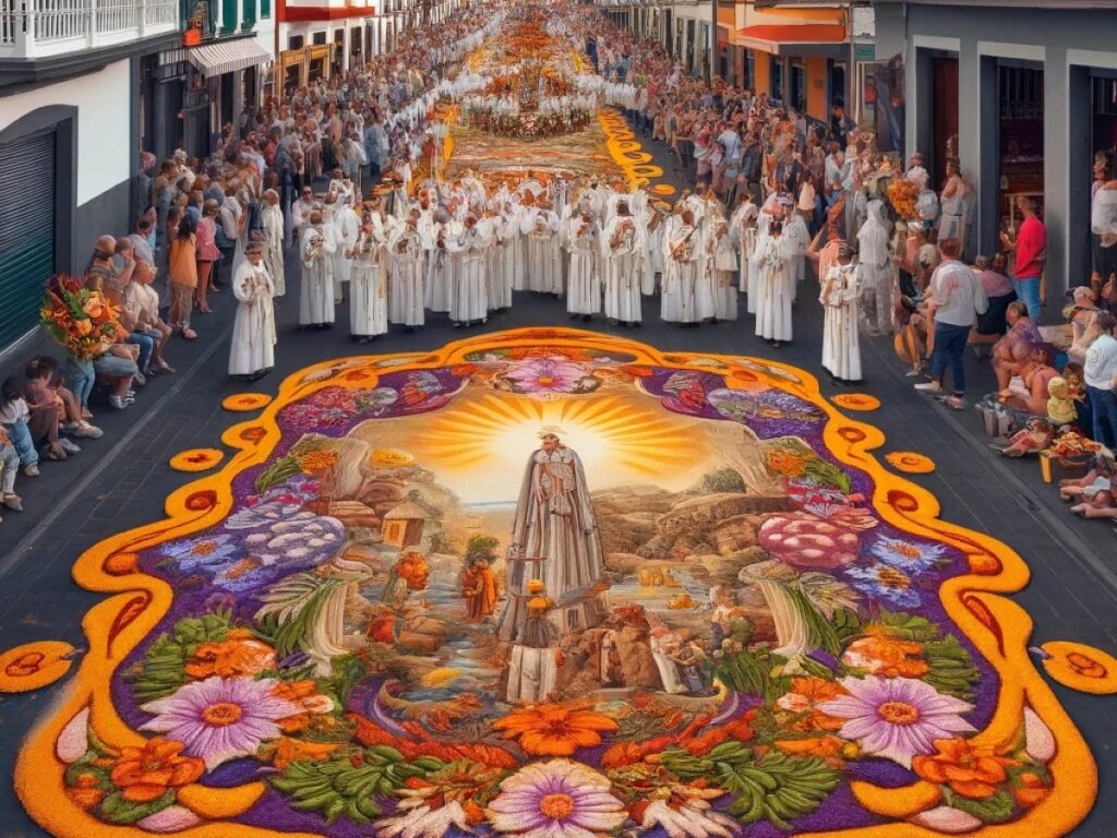 Eriekskursioon La Orotavasse vaatama lille- ja liivavaipu