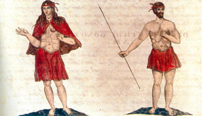 Tenerifel guantšid, Gran Canarial canarios, La Palmal benahoariidid ehk auariidid, La Gomeral gomerod, El Hierrol bimbached ning Lanzarotel ja Fuerteventural majod/mahod