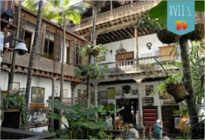 Kanaari rõdud Tenerifel, La Orotava kuulus rõdudega maja ehk Casa de Los Balcones 17. sajand