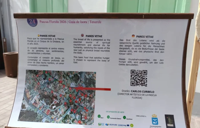 Iga-aastane lihavõttepühade ajal toimuv lilleinstallatsioonide festival Pascua Florida Guia de Isoras Tenerifel