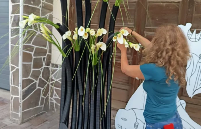 Iga-aastane lihavõttepühade ajal toimuv lilleinstallatsioonide festival Pascua Florida Guia de Isoras Tenerifel