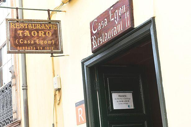 Restoran Taoro ja Casa Egon Tenerife, ajaloolised hooned ja restoranid.