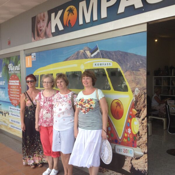 Tenerife Kompassi ekskursioonipuhvet eesti turistid Mariann Virkhausen