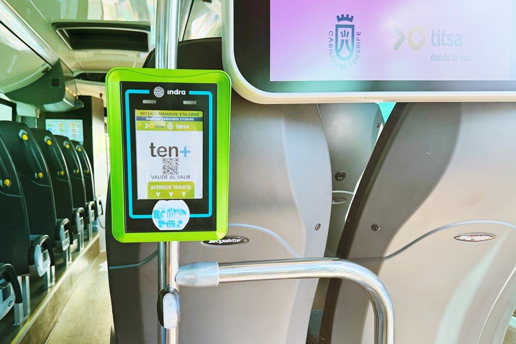 ten+ kaart Tenerife bussis – ühistranspordi pilet