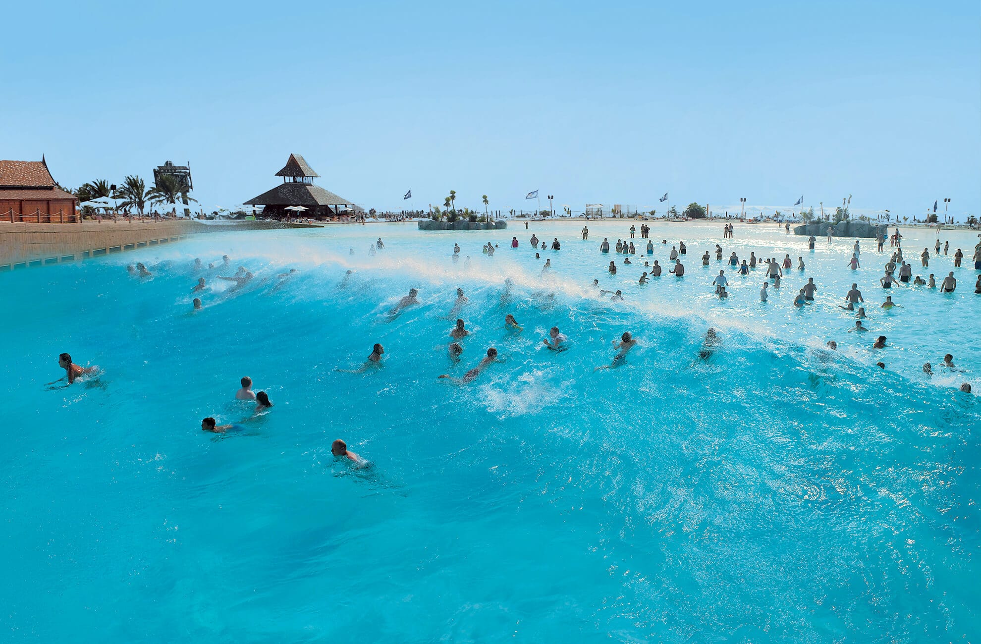 Wave Palace kolmemeetrised kunstlained