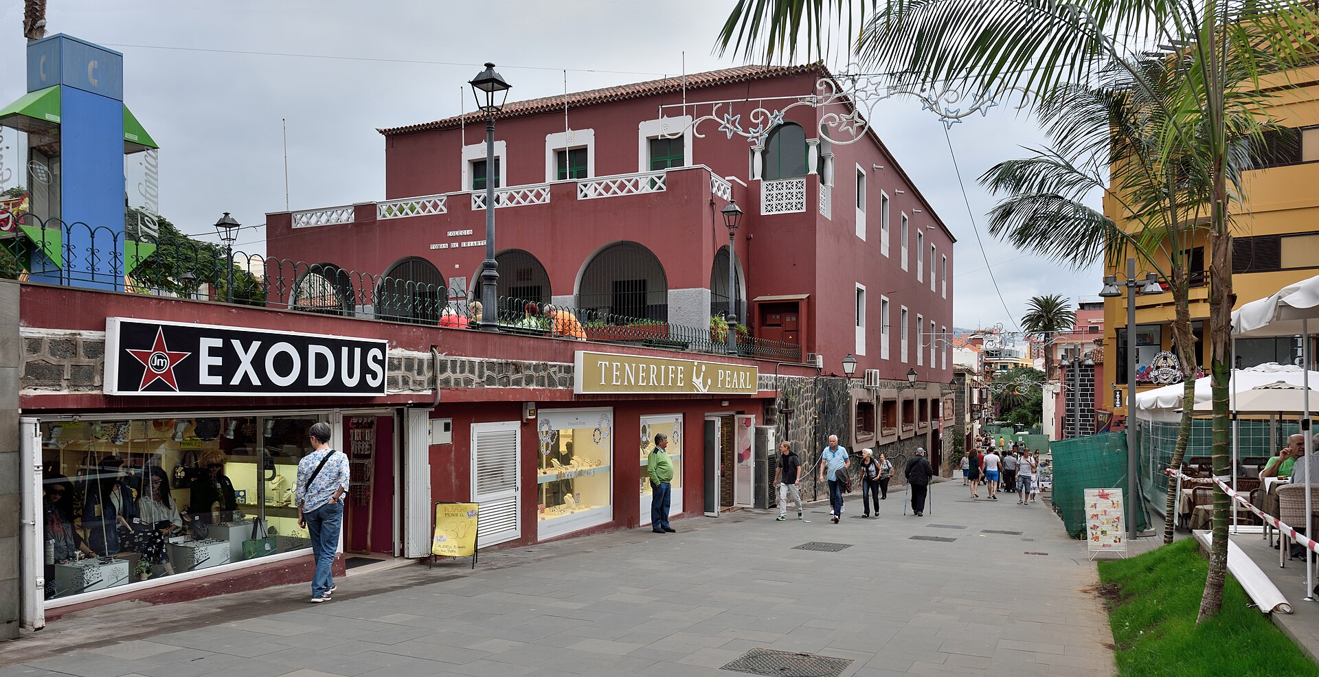 Puerto de la Cruzi Calle Quintana ostutänav ja kauplused Tenerifel