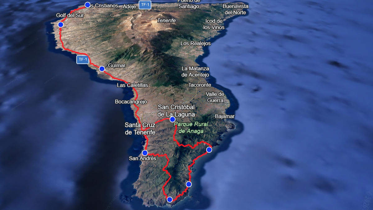 Tenerife Kompassi isikliku reisikava koostaja