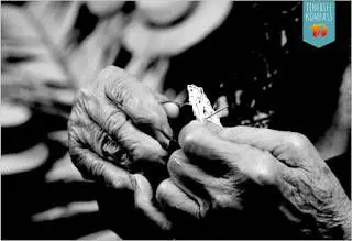 Tenerife palmilehtedest kübarad